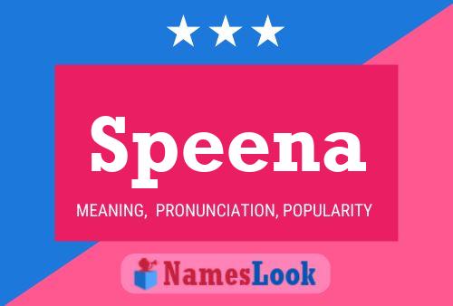 Speena Name Poster