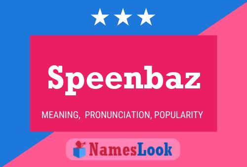 Speenbaz Name Poster