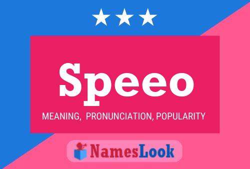 Speeo Name Poster