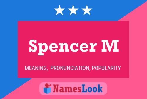 Spencer M Name Poster