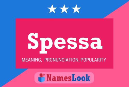 Spessa Name Poster