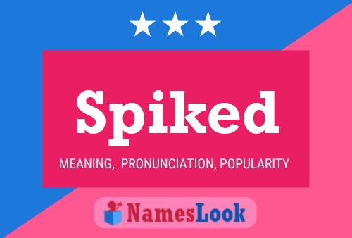 Spiked Name Poster