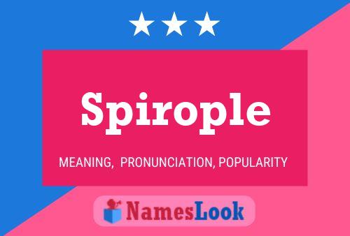 Spirople Name Poster