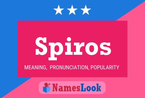 Spiros Name Poster