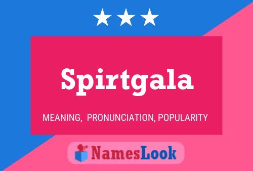 Spirtgala Name Poster