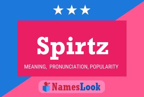 Spirtz Name Poster