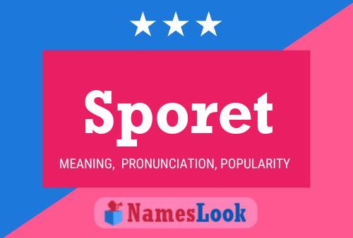 Sporet Name Poster