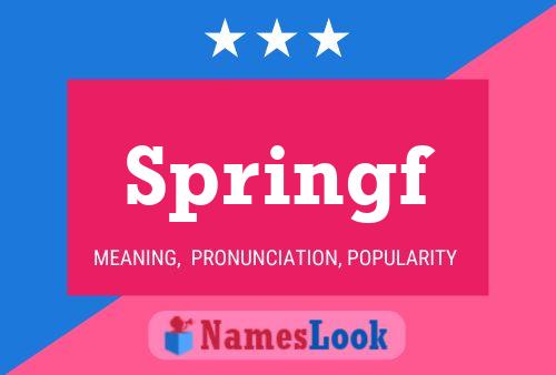 Springf Name Poster