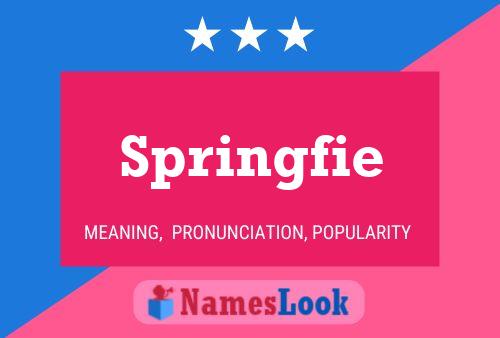 Springfie Name Poster