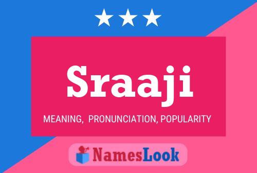 Sraaji Name Poster