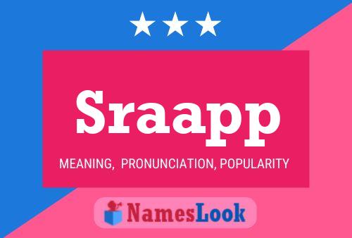 Sraapp Name Poster