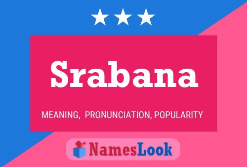 Srabana Name Poster