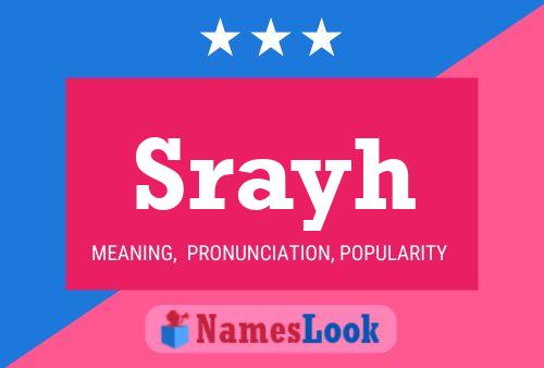 Srayh Name Poster