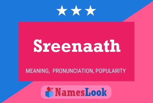 Sreenaath Name Poster