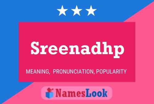 Sreenadhp Name Poster