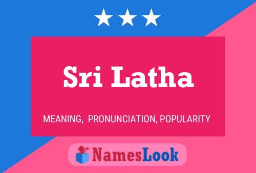 Sri Latha Name Poster