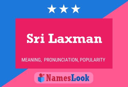 Sri Laxman Name Poster