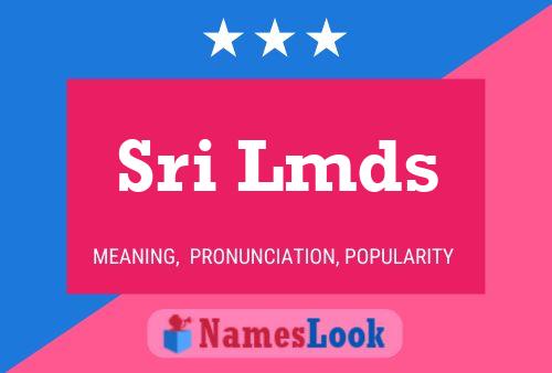 Sri Lmds Name Poster