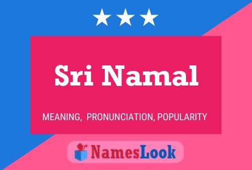 Sri Namal Name Poster