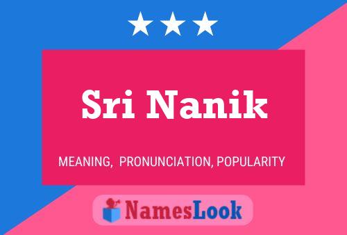 Sri Nanik Name Poster