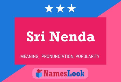 Sri Nenda Name Poster