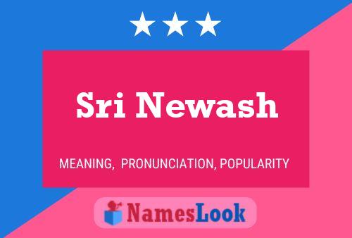 Sri Newash Name Poster