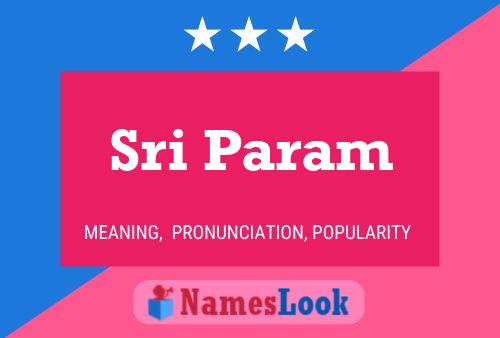 Sri Param Name Poster