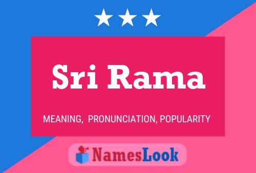 Sri Rama Name Poster