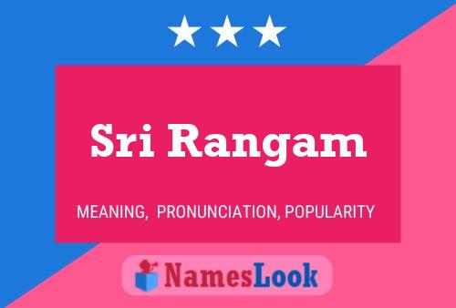 Sri Rangam Name Poster