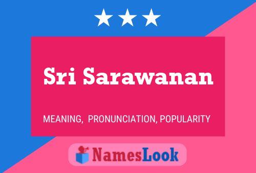 Sri Sarawanan Name Poster