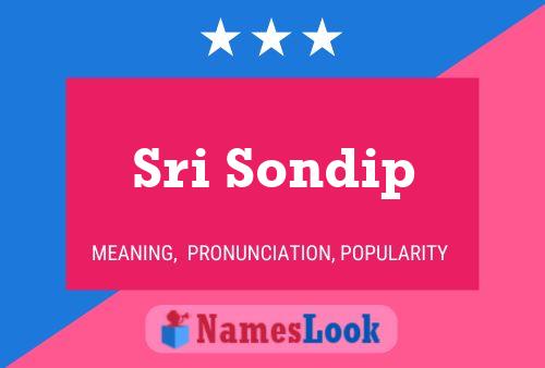 Sri Sondip Name Poster