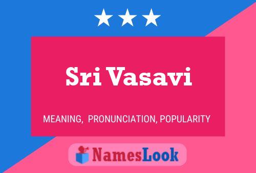 Sri Vasavi Name Poster