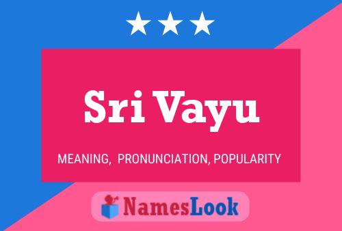 Sri Vayu Name Poster