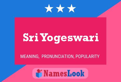 Sri Yogeswari Name Poster