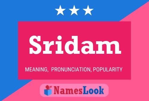 Sridam Name Poster