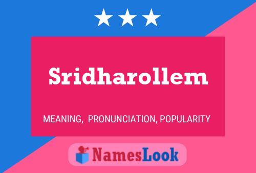 Sridharollem Name Poster