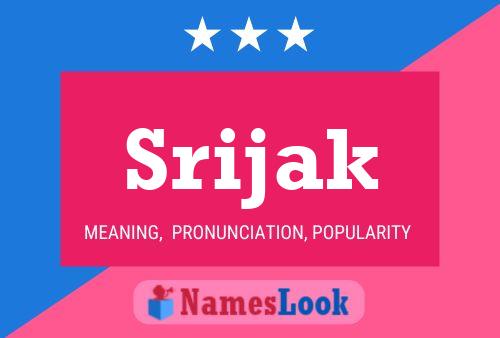 Srijak Name Poster