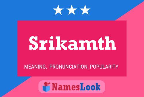 Srikamth Name Poster