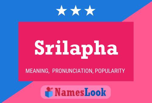 Srilapha Name Poster