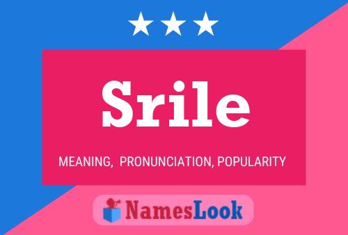 Srile Name Poster