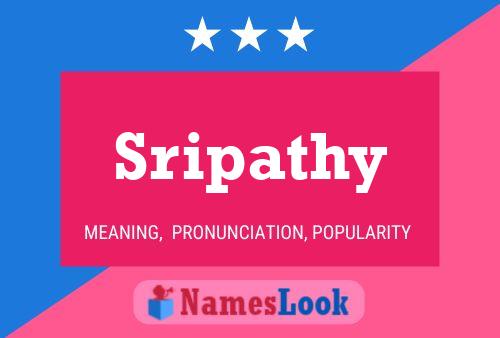 Sripathy Name Poster