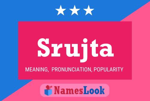 Srujta Name Poster