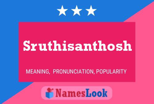 Sruthisanthosh Name Poster