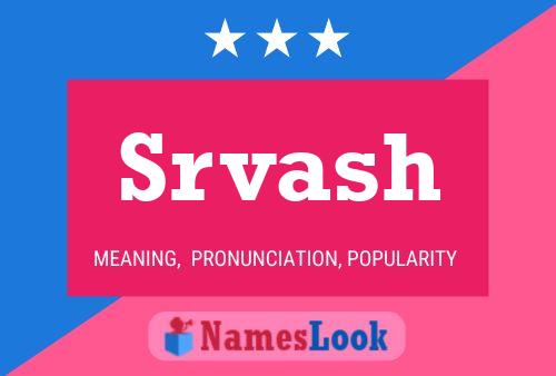 Srvash Name Poster