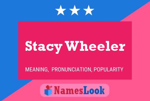 Stacy Wheeler Name Poster