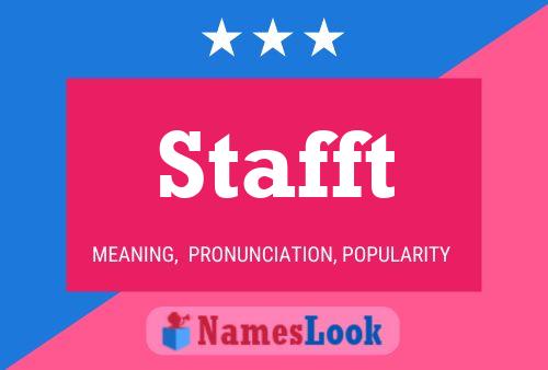 Stafft Name Poster