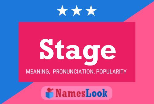 Stage Name Poster