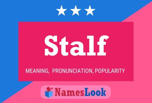 Stalf Name Poster