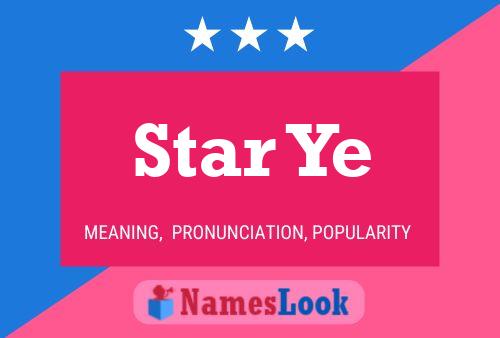 Star Ye Name Poster