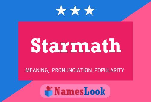 Starmath Name Poster